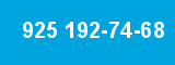 925 192-74-68 925 192-74-68